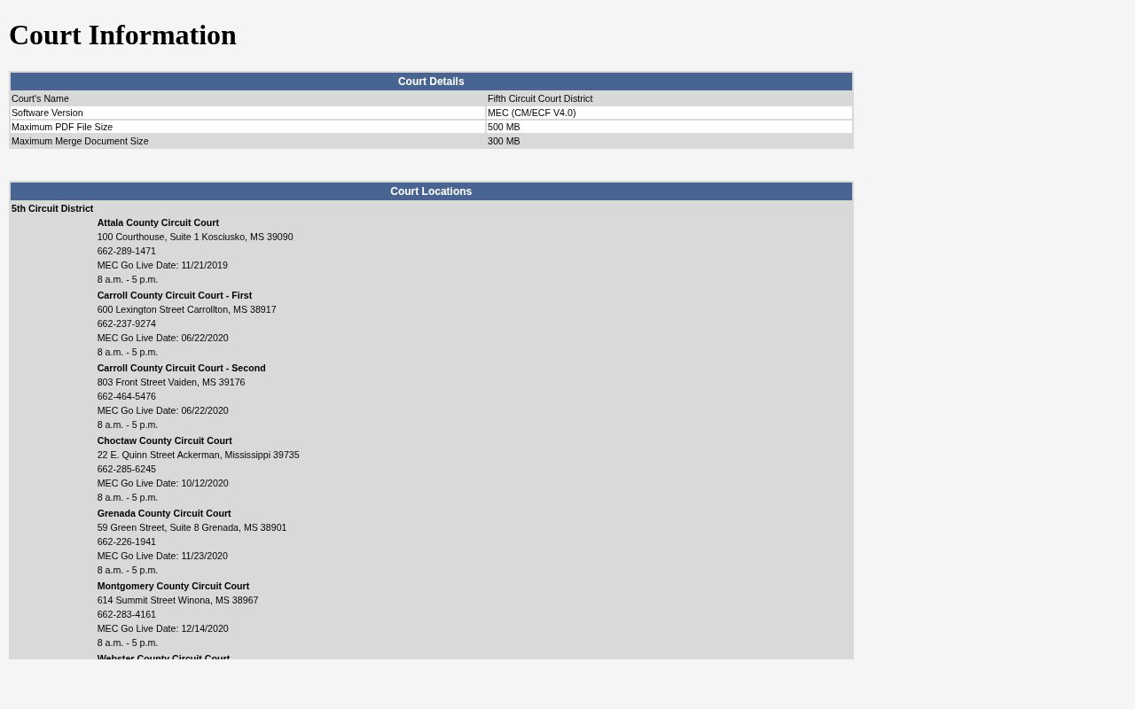Webster County Circuit Court record-access portal